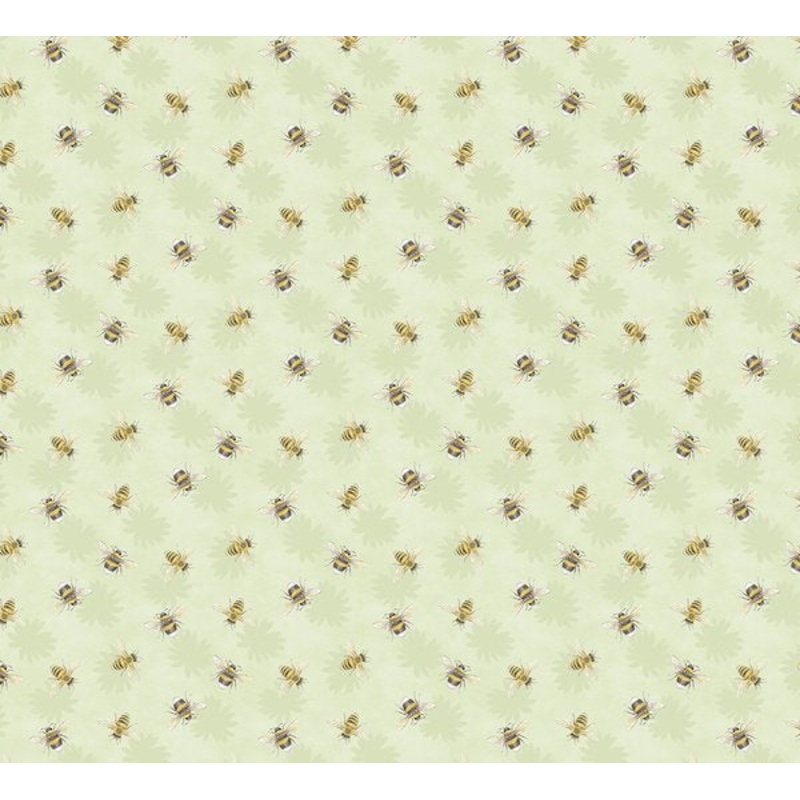 Zest Life Bee Toss Green Cynthia Coulter Wilmington Prints Cotton Fabric