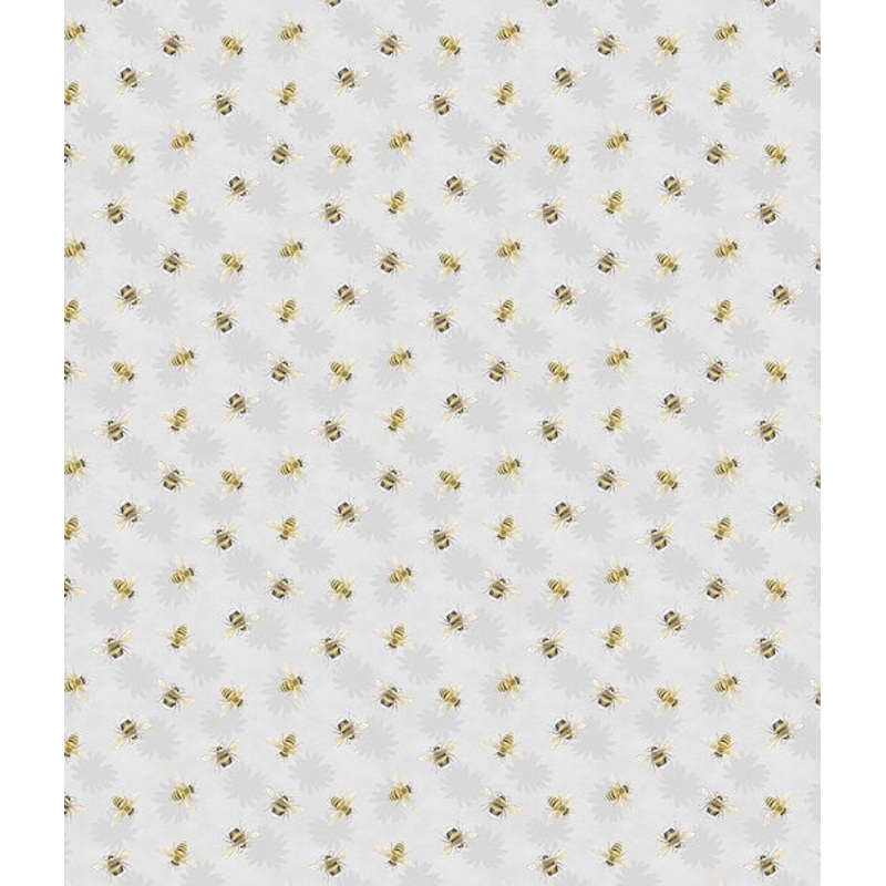 Zest Life Bee Toss Grey Cynthia Coulter Wilmington Prints Cotton Fabric