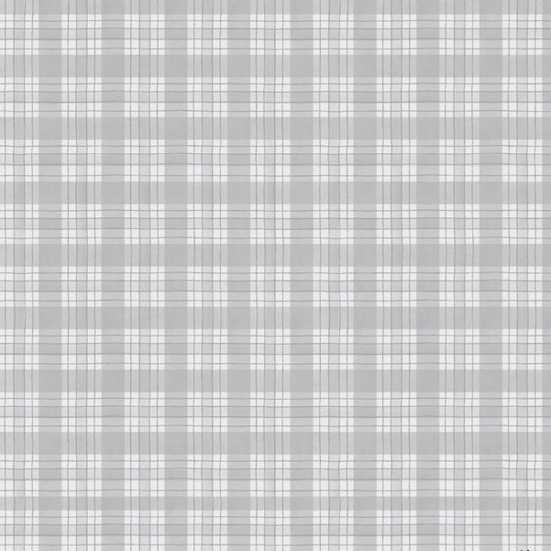 Zest Life Plaid Gray Cynthia Coulter Wilmington Prints Cotton Fabric