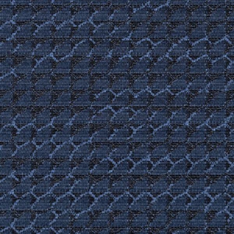 Snakeskin Midnight Textured Blue Upholstery Fabric