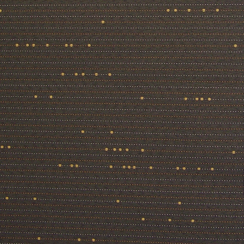 Abacus Standard Cellar Stripes And Dots Grey Upholstery Fabric