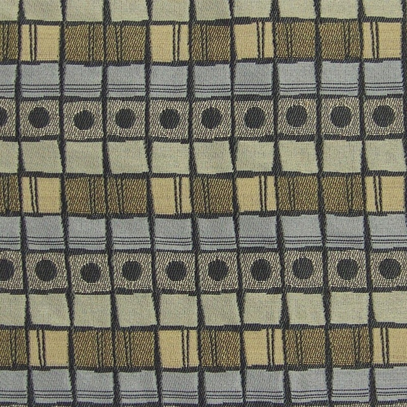 Remnant of Stepping Stones Pewter Multi Upholstery Fabric