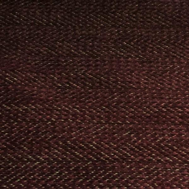 Bucknell Ranch Chenille Herringbone Red Upholstery Fabric