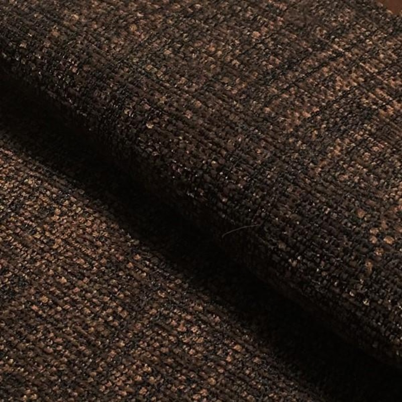 Textura Chocolate Chenille Brown Upholstery Fabric