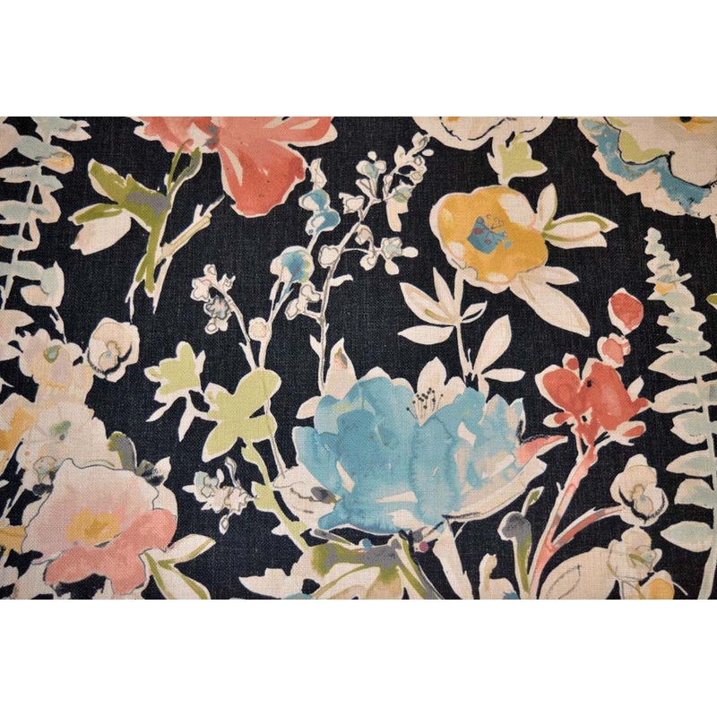 Kira Black Regal Fabric