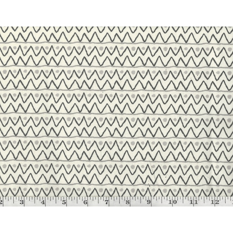 Zipper Zag CL Graphite Drapery Upholstery Fabric by PK Lifestyles (Waverly)