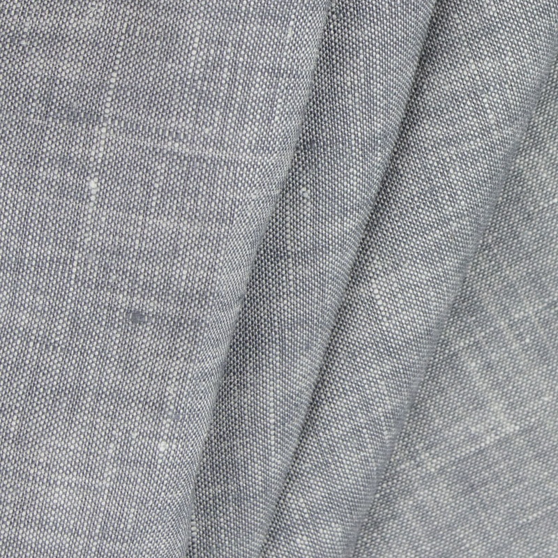 120" Grey Sarasota Linen Fabric