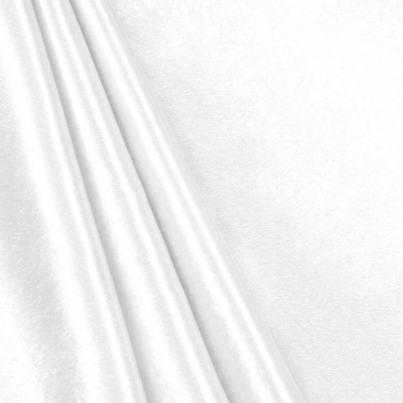 White Premium Crepe Back Satin Fabric