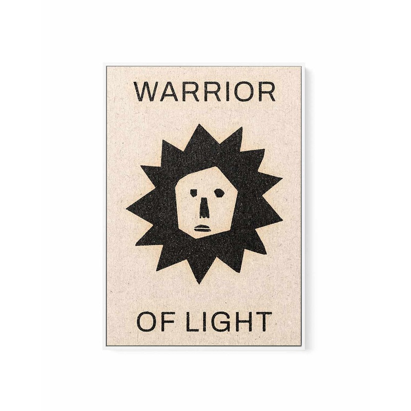 Warrior Of Light by David Schmitt | Framed Canvas Art Print