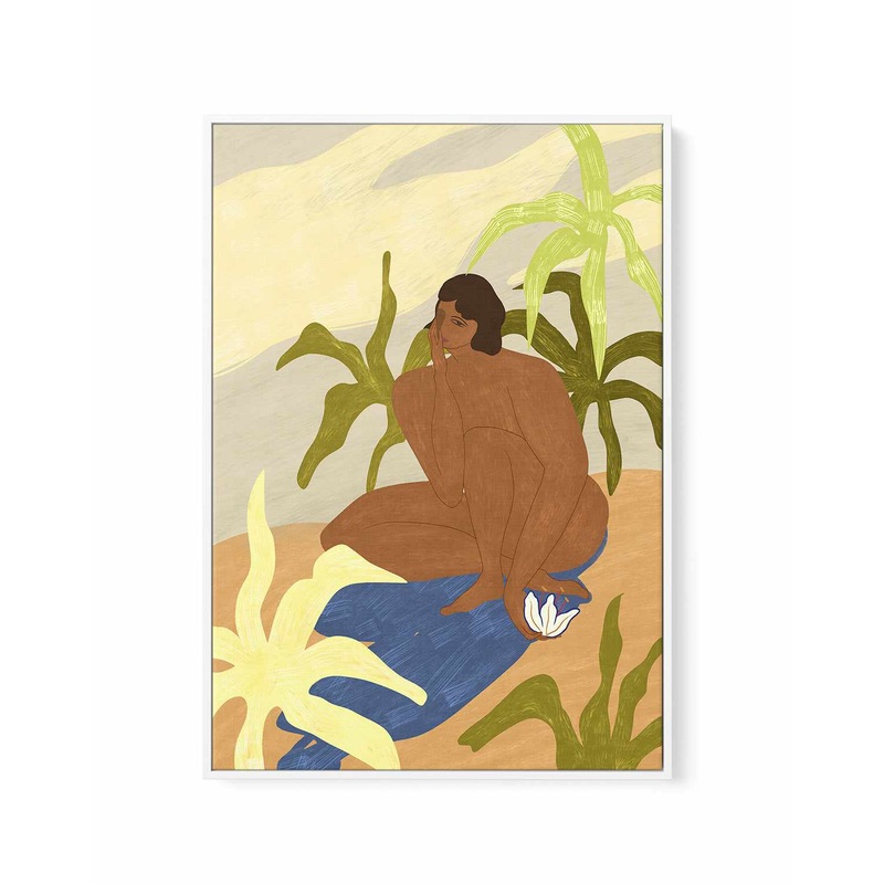 Au Naturel by Arty Guava | Framed Canvas Art Print