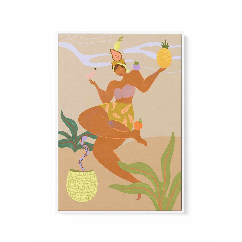 Balancing Act II by Arty Guava | Framed Canvas Art Print