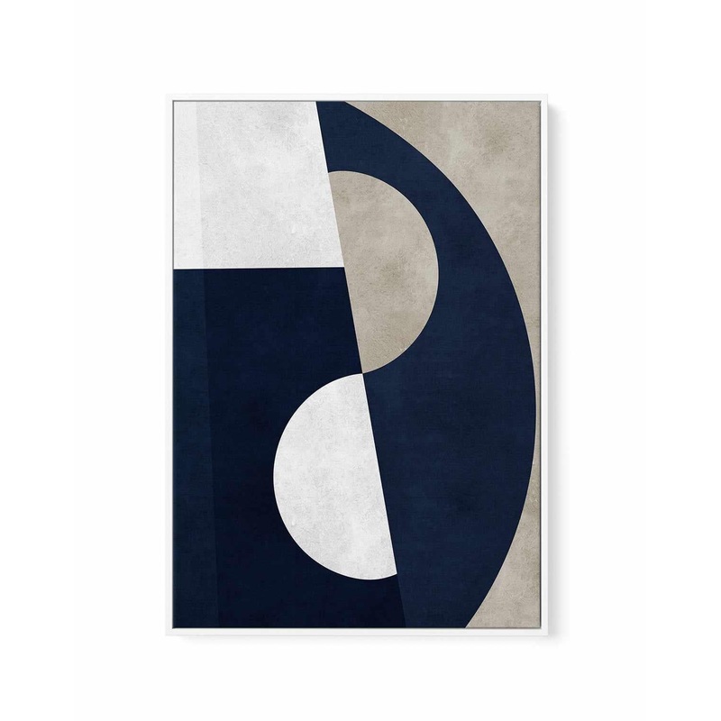 Abstract and Contemporary 9 | Framed Canvas Art Print