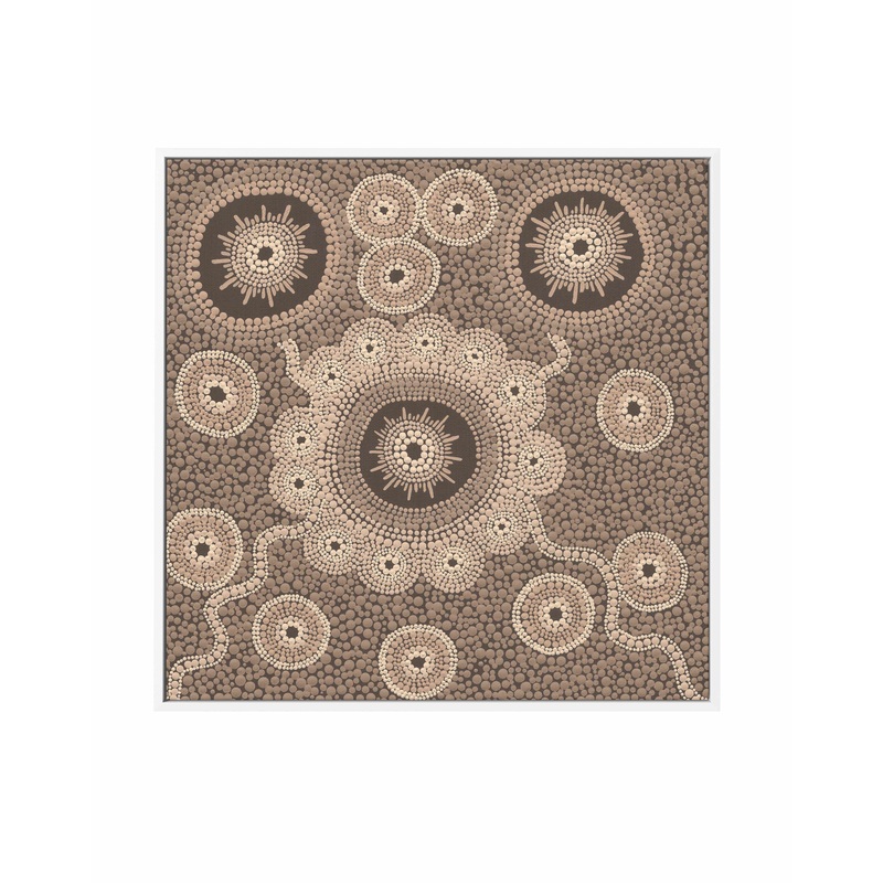 Yalgarda Gung Giya Buyalu by Bianka Carson | Framed Canvas Art Print