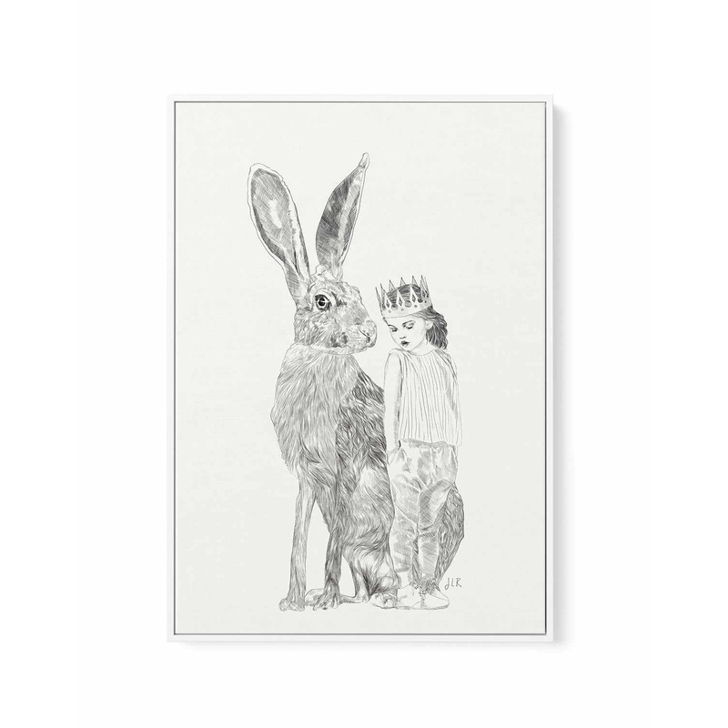 A Bigger World I by Jenny Liz Rome | Framed Canvas Art Print