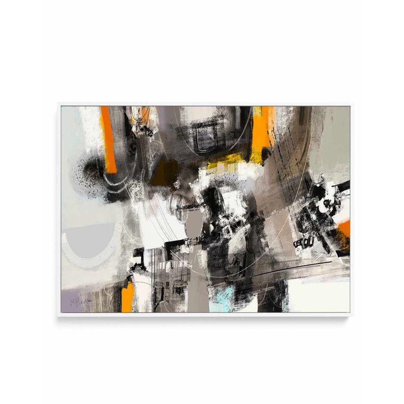 Abstract Chemistry by Maurizio Piovan | Framed Canvas Art Print