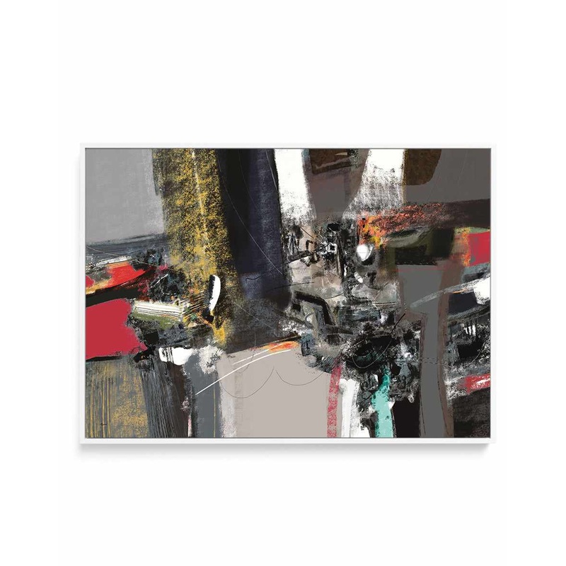 Abstract Industrial II by Maurizio Piovan | Framed Canvas Art Print