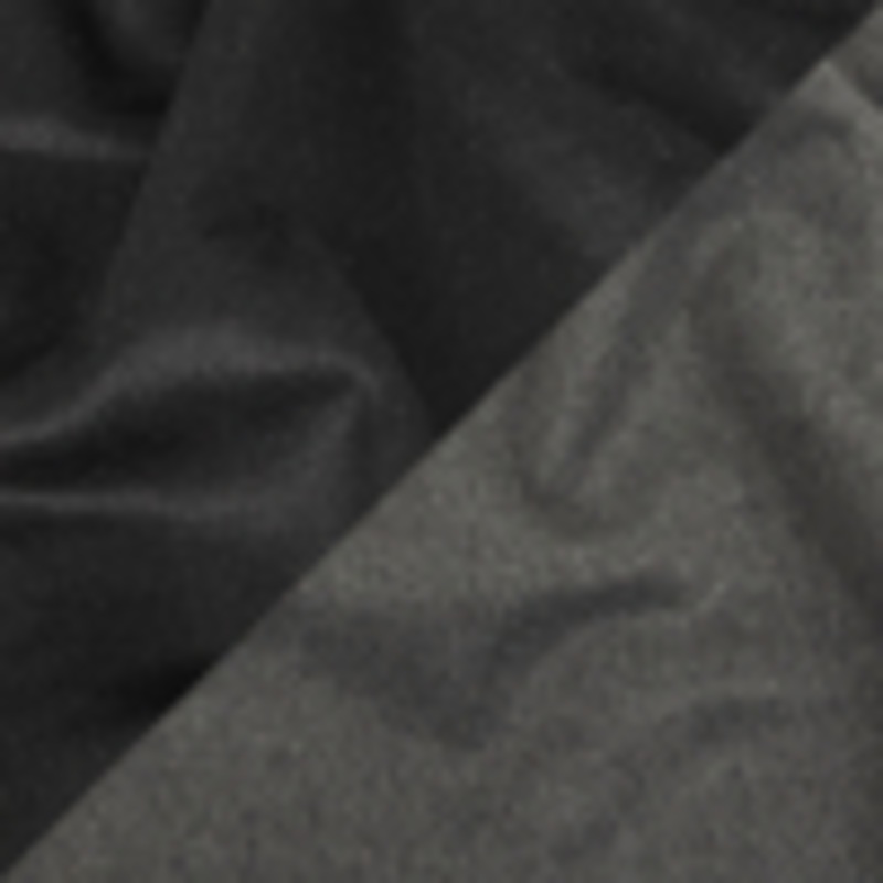 Black and Heathered Granite Gray Double-Faced Wool and Cashmere Double Cloth