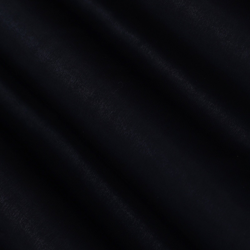 Black Color Linen Satin Zari Fabric