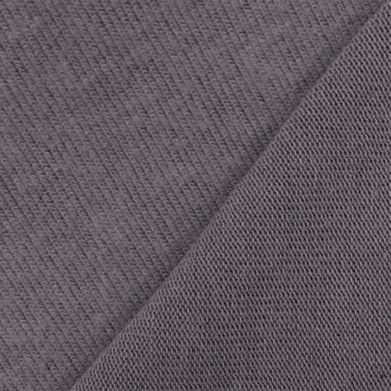 Ash Purple Solid Stretch Brushed Jersey Knit Fabric
