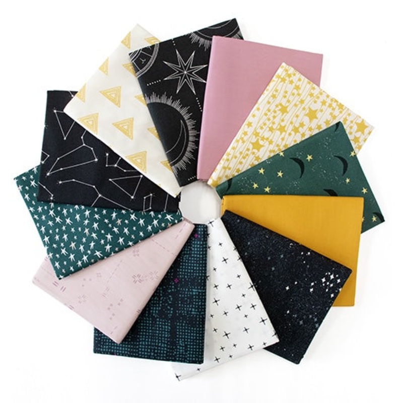 Bundle Up Fat Quarter Bundle Quilt Fabric - Stardust Edition - set of 12 Fat Quarters - CB-BFQ317