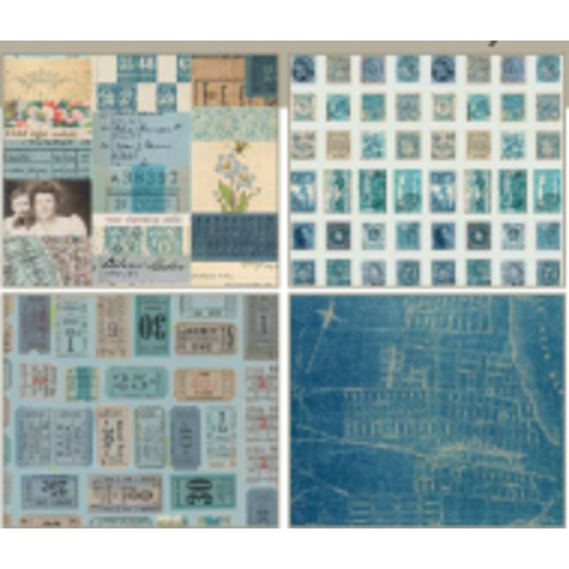 PREORDER: Eclectic Elements Palette, Blue Fat Quarter Bundle