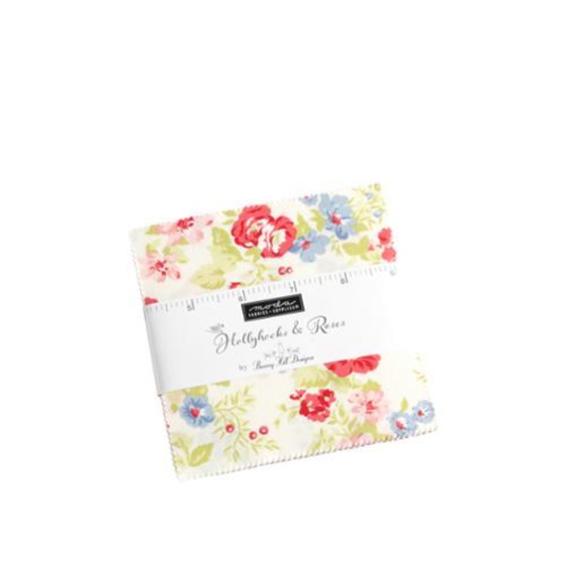 MODA Hollyhocks Roses Charm Pack - 3050PP - Precut