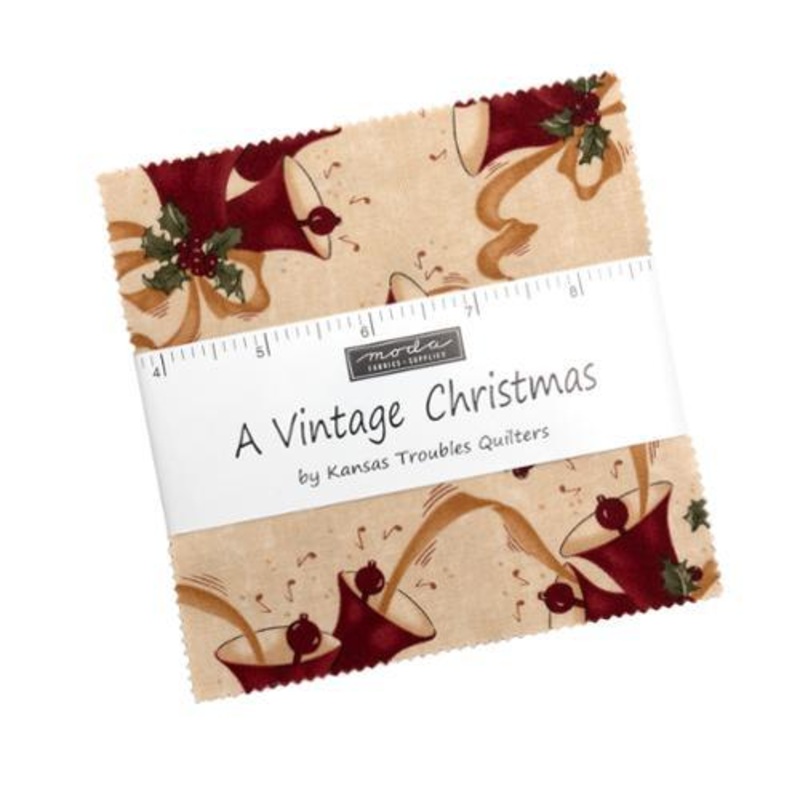 MODA A Vintage Christmas Charm Pack - 9780PP - Precut